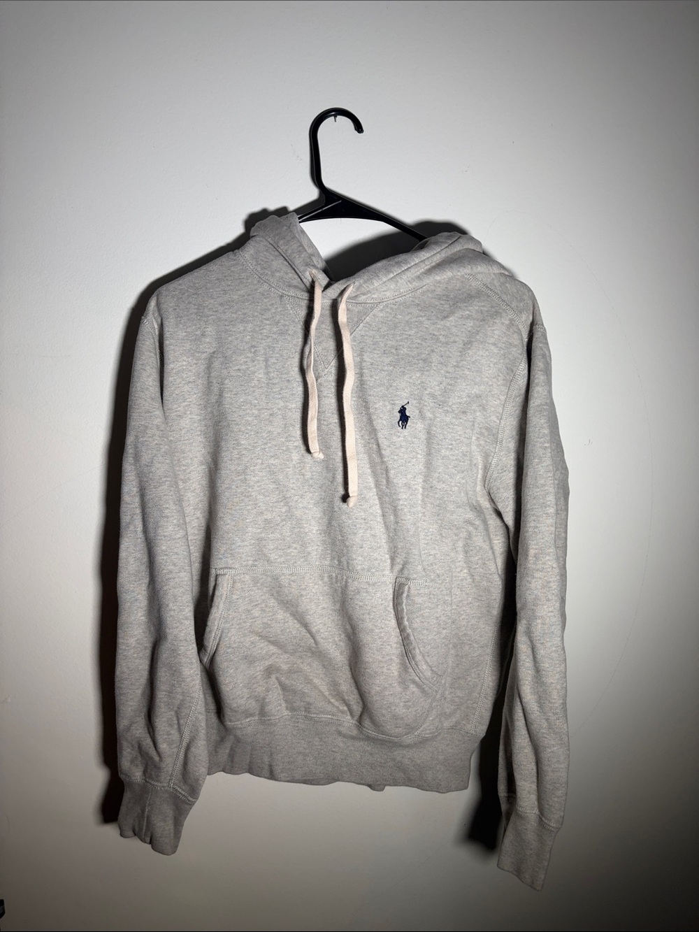 Polo by Ralph Lauren Heather Gray Hoodie with Navy Pony
